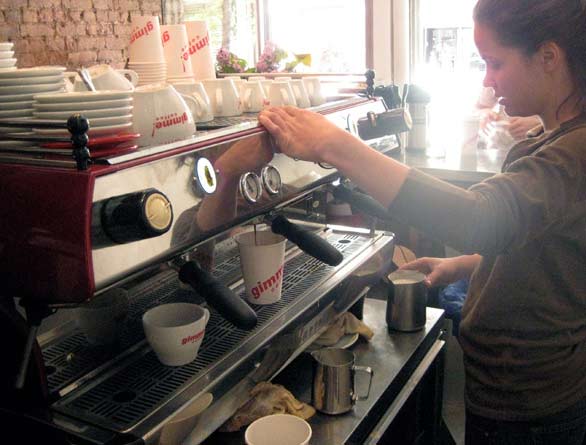 Gimme! Coffee barista Sheena Heise
