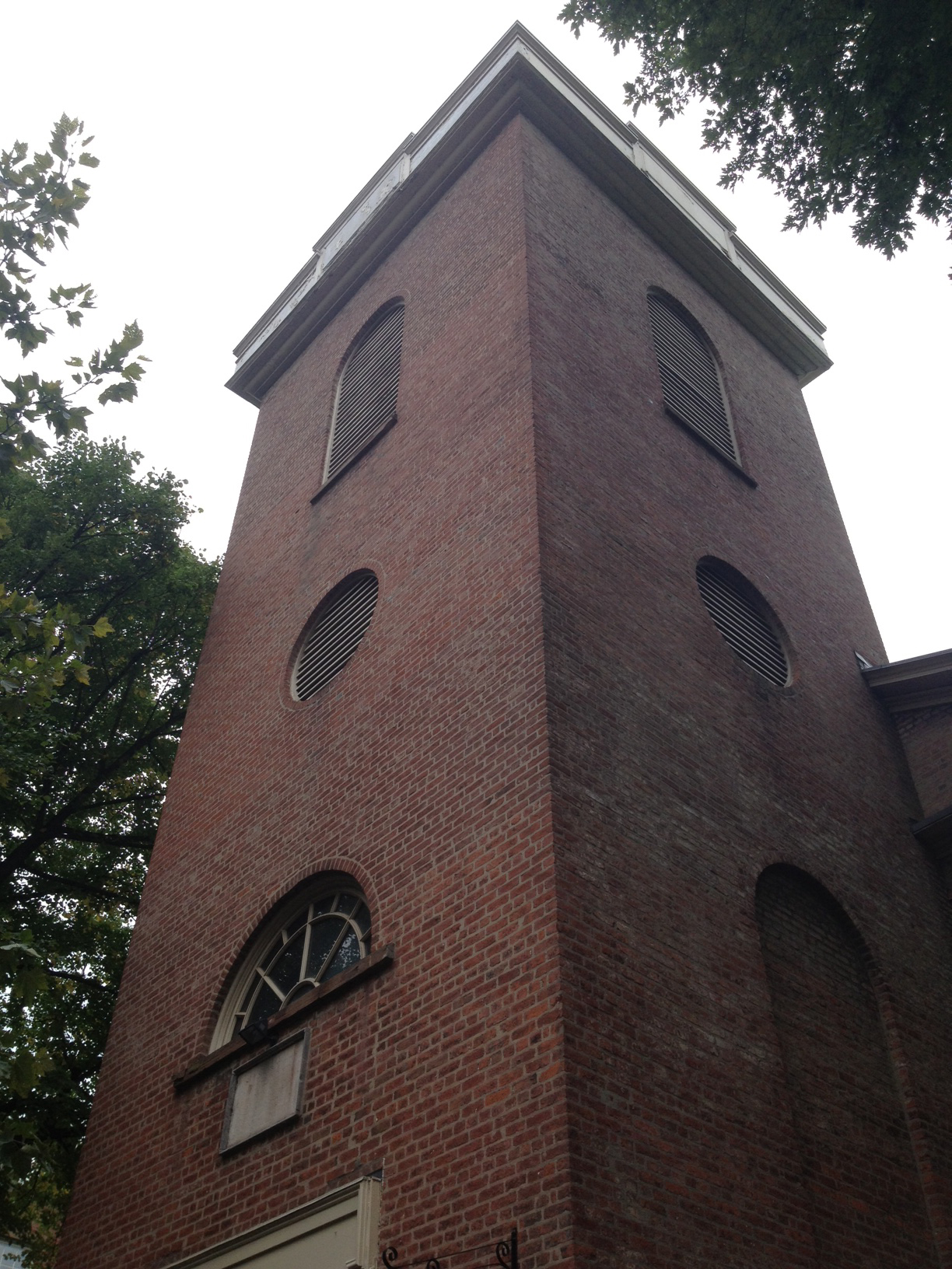 Bell Tower at the Church of St. Luke in the Fields in Manhattan (credit: Alex Silverman / WCBS 880)