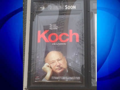 The 'Koch' documentary debuted the same day as the iconic former mayor died on Feb. 1, 2013. (credit: Al Jones/1010 WINS) 