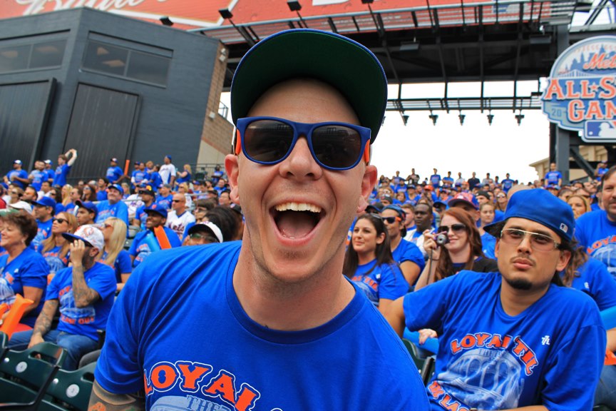 Meenan sold around 560 tickets for the Mets' home finale in 2012 (credit: Darren Meenan)