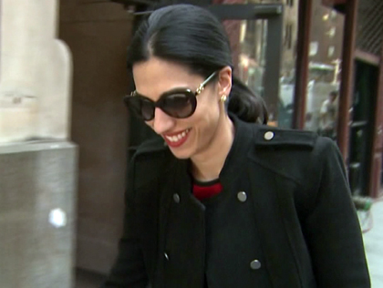 Former Rep. Anthony Weiner's wife Huma Abedin on April 10, 2013. (credit: CBS 2) 