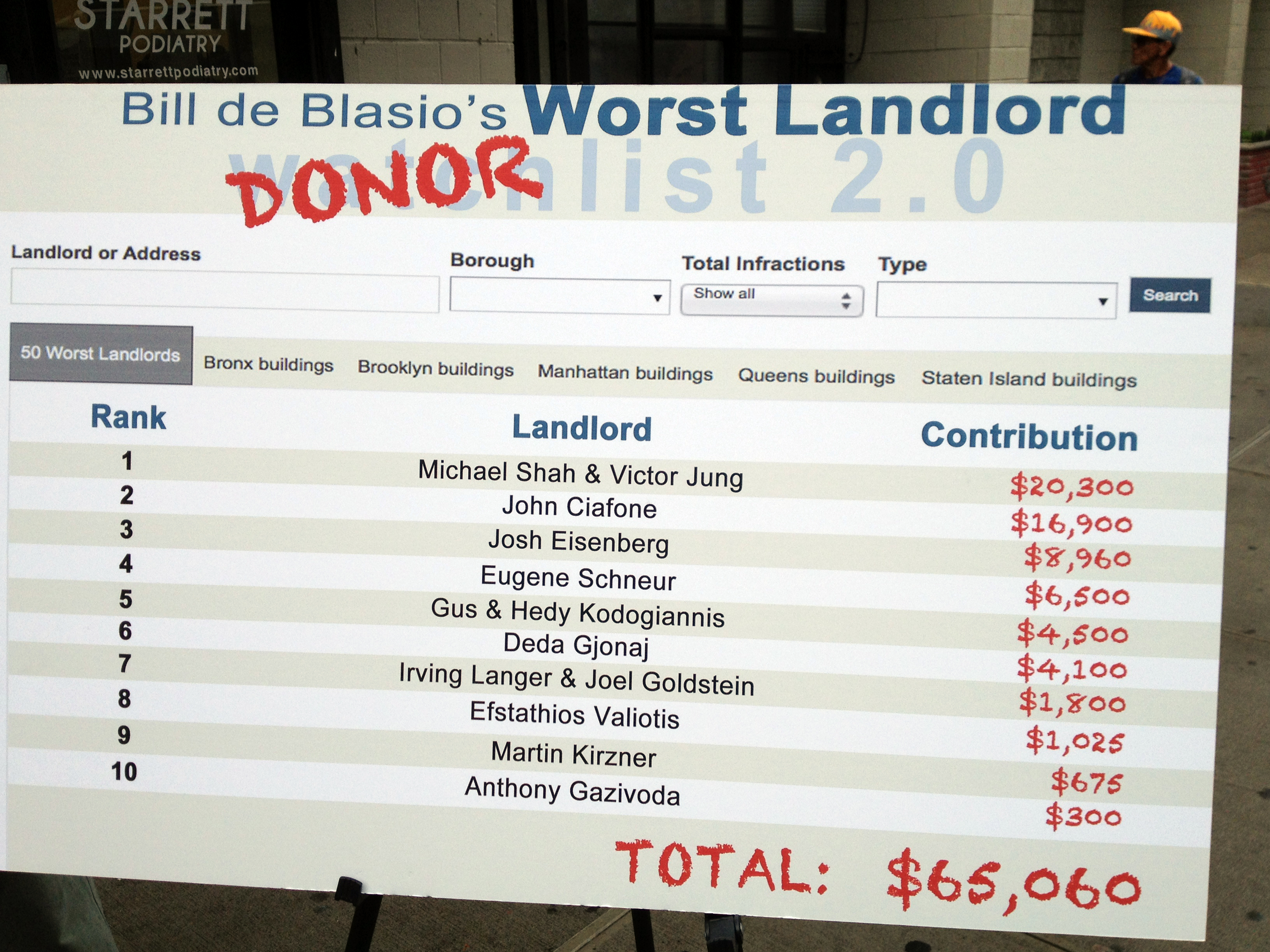Christine Quinn attacks Bill de Blasio over campaign donors (credit: Juliet Papa/1010 WINS)