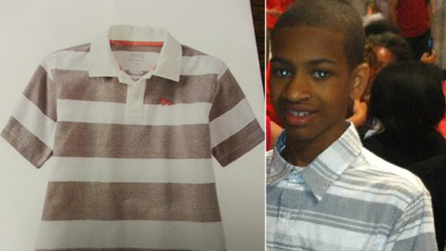 A shirt (left) police say Avonte Oquendo was wearing the day he went missing/Avonte Oquendo (credit: NYPD)