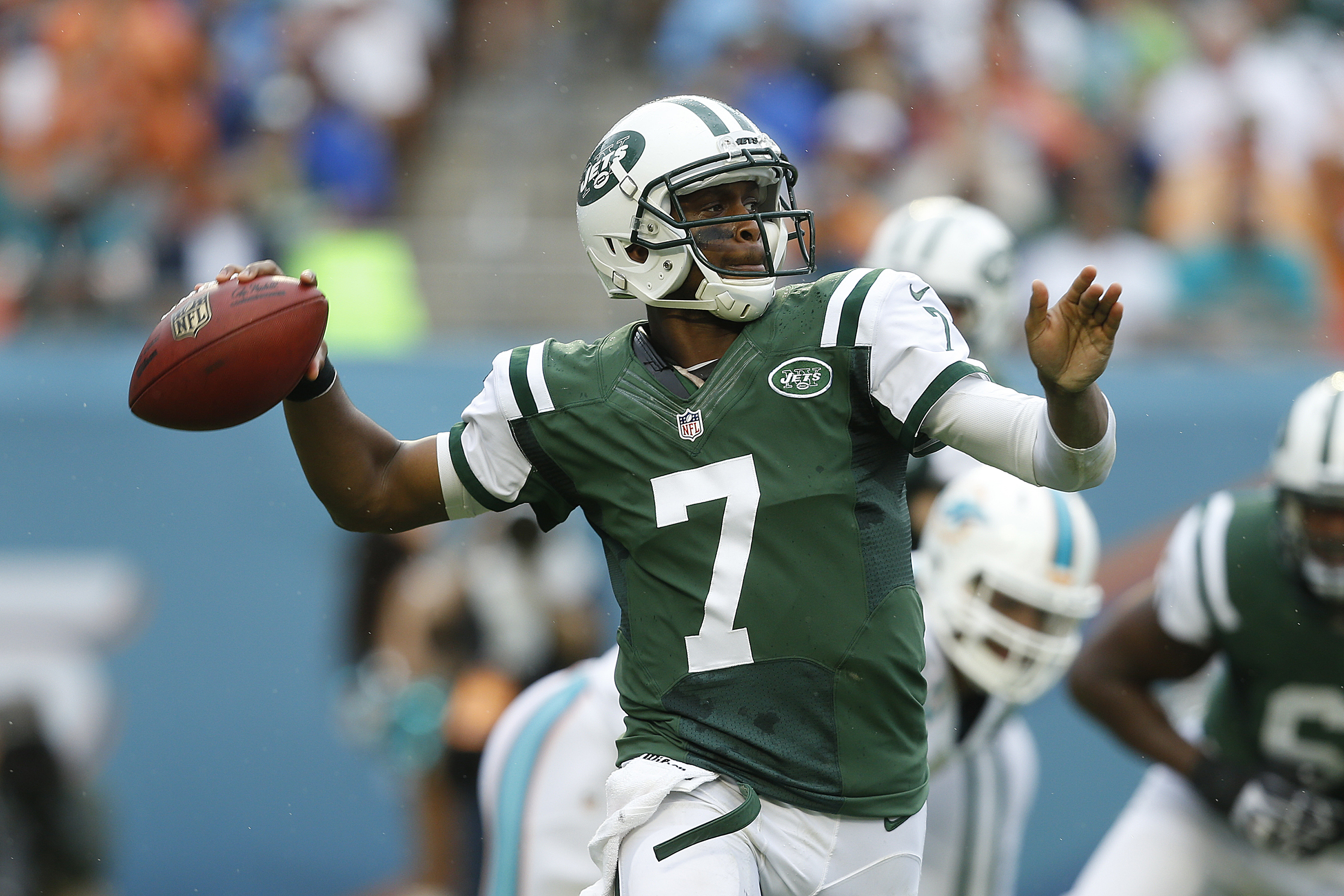 Jets quarterback Geno Smith (Photo by Joel Auerbach/Getty Images) 