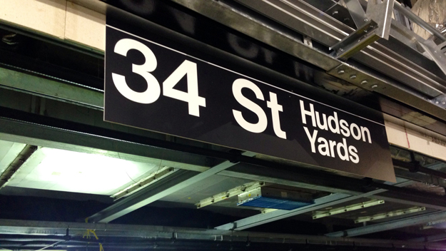 New 34th Street-Hudson Yards Station on Dec. 20, 2013. (credit: Monica Miller)