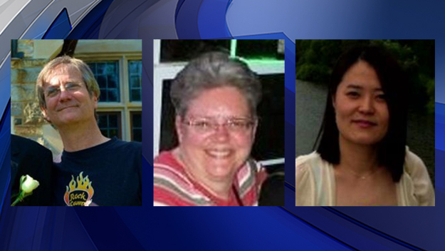 James Lovell, Donna Smith, Kisook Ahn and James Ferrari (not pictured) were killed Sunday in a Metro-North Train derailment in the Bronx. (credit: CBS 2)