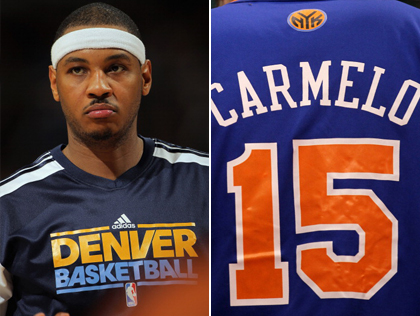 melo jersey number