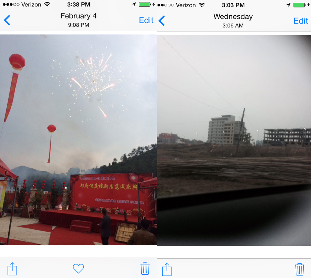 Pictures found on the iCloud from an iPhone stolen in the U.S. that wound up in China. (Credit: Matt Stopera)