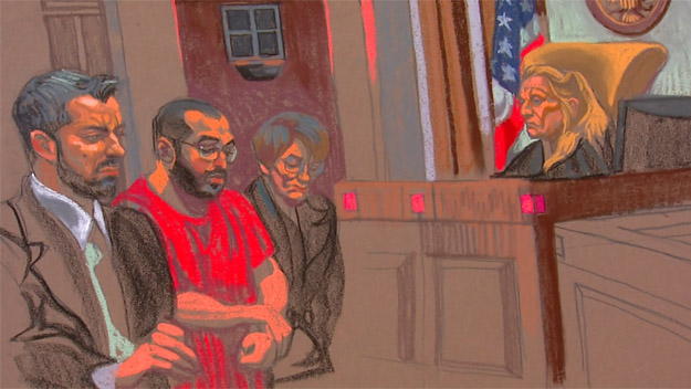 Alaa Saadeh of West New York, New Jersey is accused of conspiring to provide material support to ISIS. (Credit: CBS2)