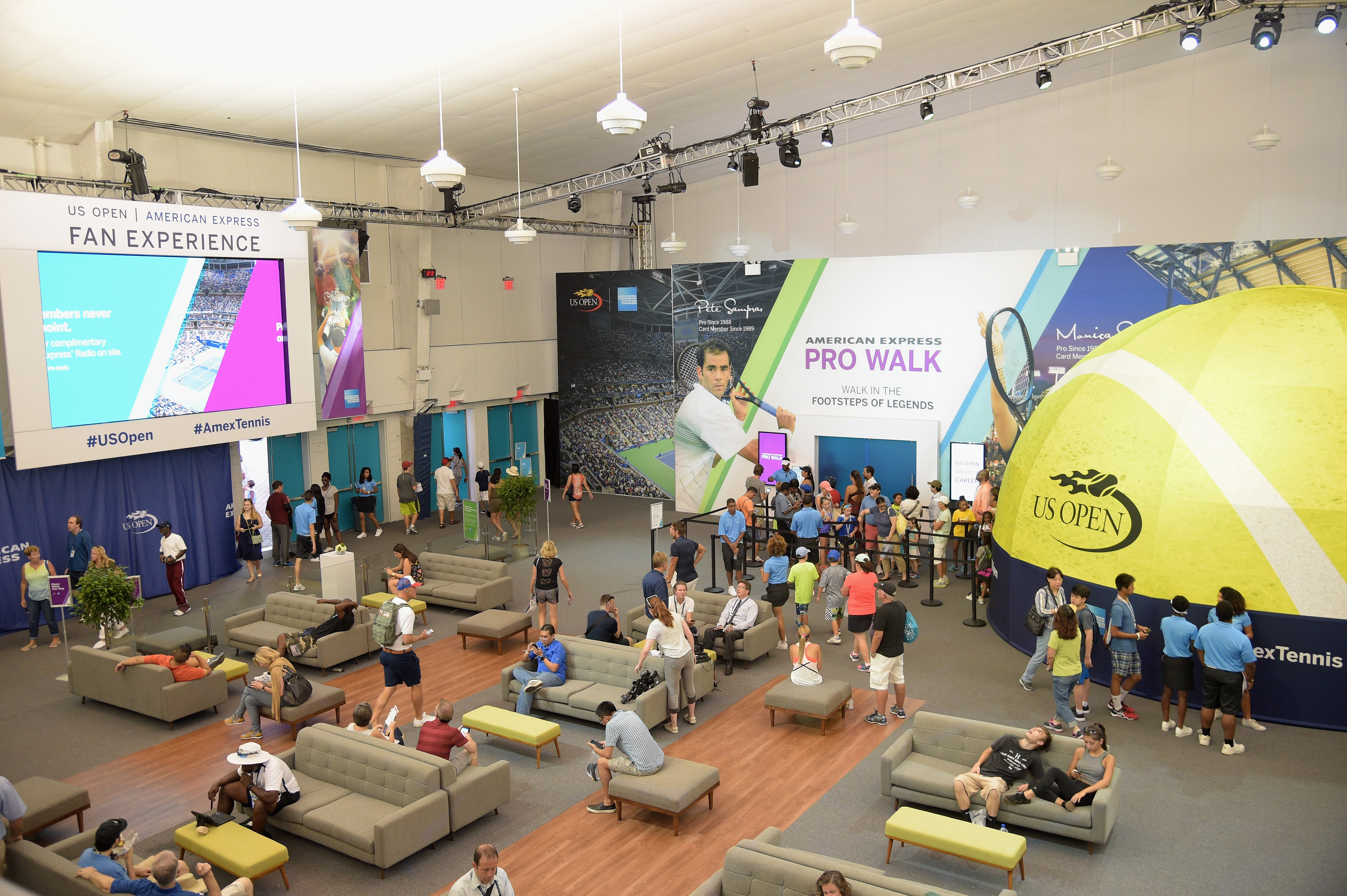 A view of the American Express Fan Experience at the 2016 US Open at USTA Billie Jean King National Tennis Center on August 30, 2016. (Photo by Jason Kempin/Getty Images for American Express)