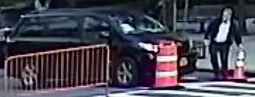 Surveillance photo shows the vehicle believed to have been involved in a hit-and-run crash that left a 60-year-old woman critically injured. (Credit: NYPD)