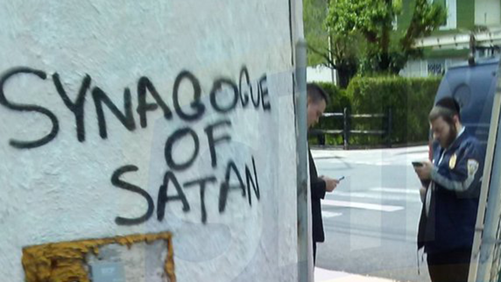 Képtalálat a következőre: „new york anti semitic graffities”