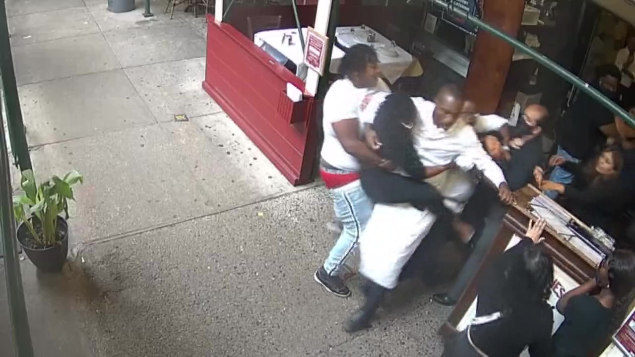 New Video Shows Brawl Outside Carmine’s: Restaurant Says It Was Over Proof Of Vaccination, Defense Attorney Claims Hostess Used Racial Slur