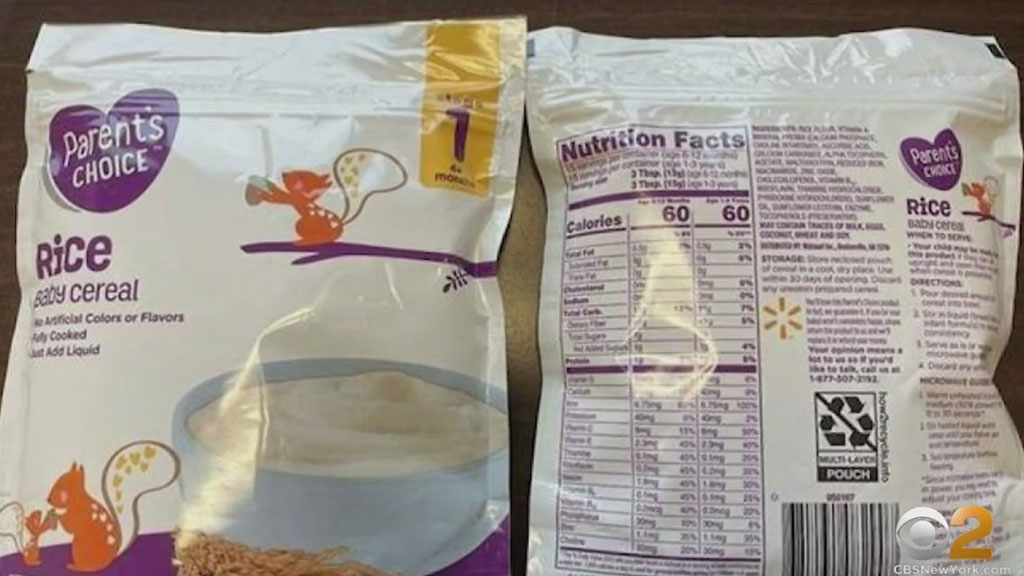 Rice Baby Cereal Recalled Due To High Levels Of Inorganic Arsenic