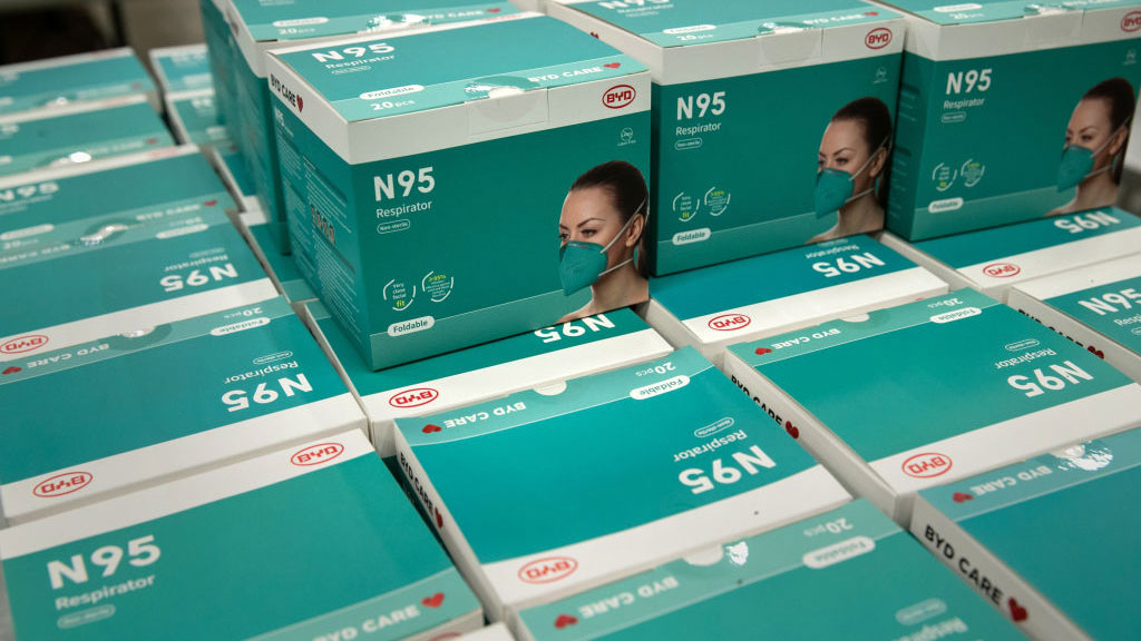 With COVID Infection Numbers Surging, Health Experts Say N95 Face Masks Offer Best Protection