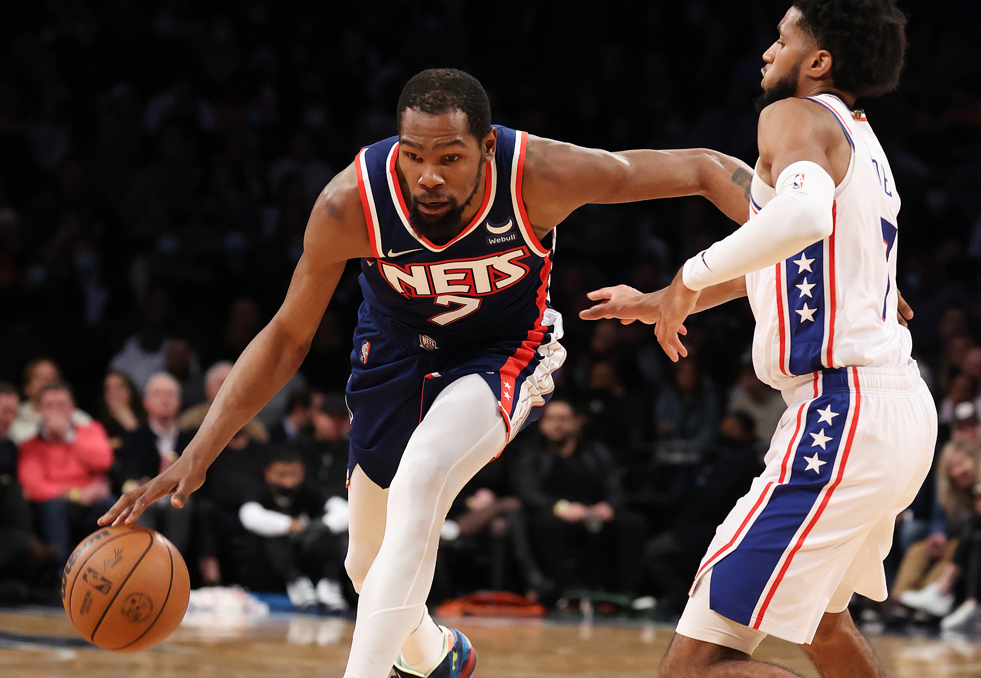 Down 7 Players Due To COVID Protcols, Nets Turn To Durant And He Delivers In Win Over 76ers