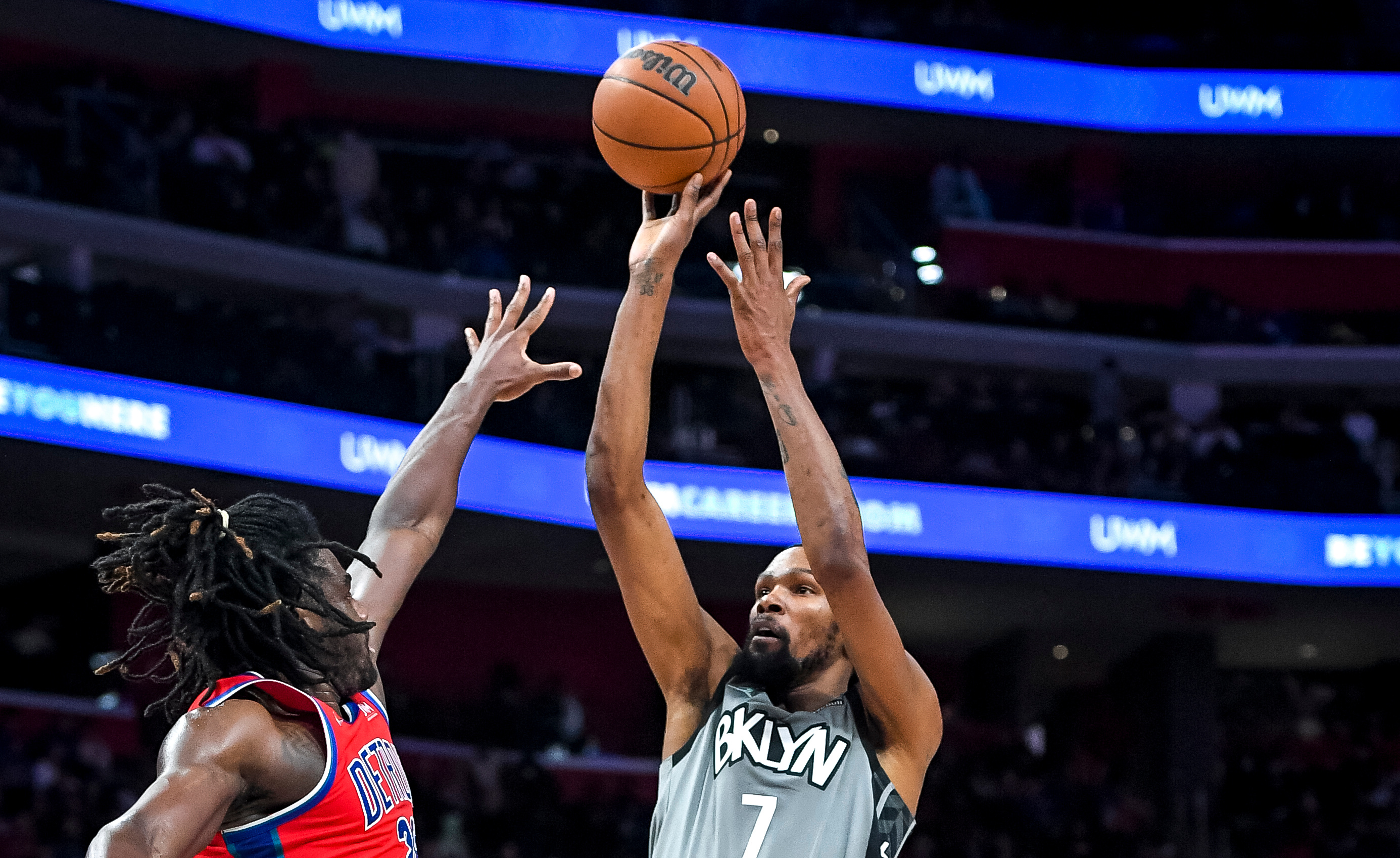 Durant Drops NBA Season-High 51 Points, Nets Rock Pistons